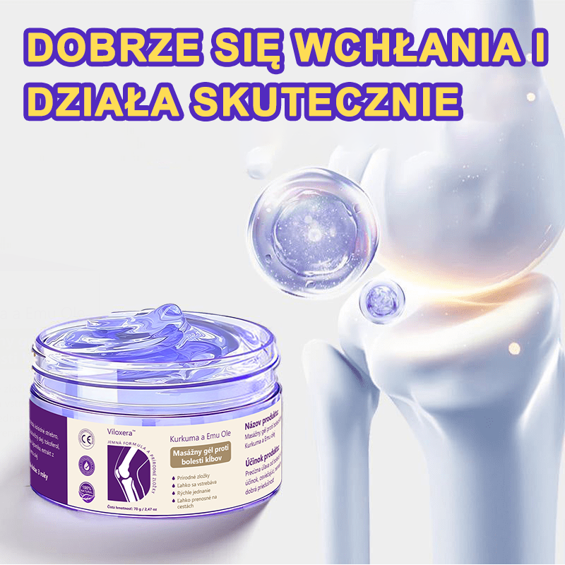 🪻Viloxera™ Kurkuma a Emu Olej Masážny gél proti bolesti kĺbov👨⚕️Schválené Slovenskou ortopedickou spoločnosťou (SOTS)