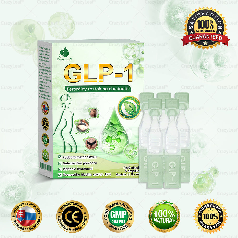 🍀🍀CrazyLeaf® Meglutide GLP-1 Aktivujúci Orálny Roztok ✅Obezita, kardiovaskulárne ochorenia, cukrovka, spánkové apnoe, problémy s kĺbmi a ďalšie