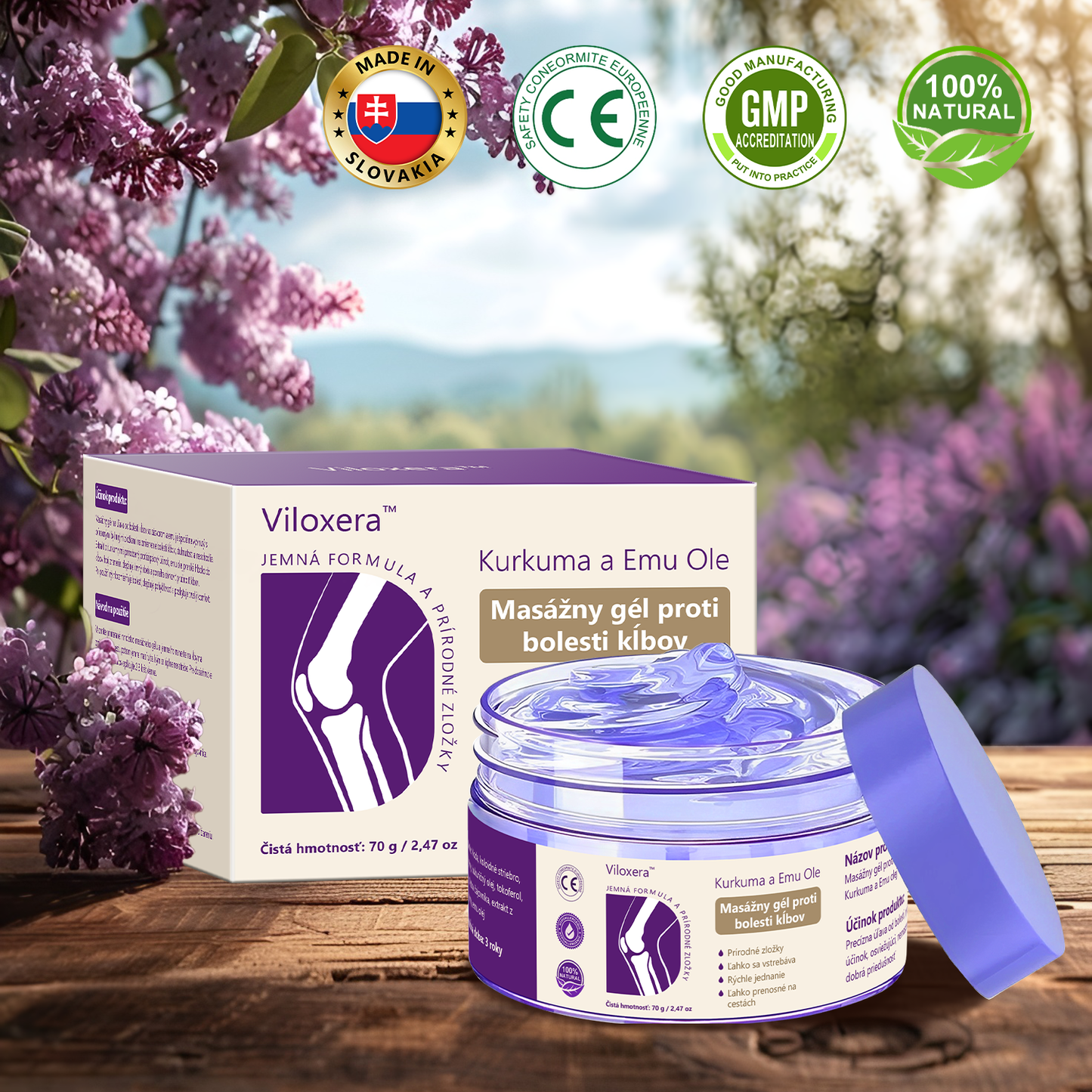 🪻Viloxera™ Kurkuma a Emu Olej Masážny gél proti bolesti kĺbov👨⚕️Schválené Slovenskou ortopedickou spoločnosťou (SOTS)