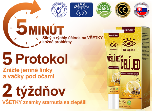 🌻LumiOko™ Kolagén+ Včelí Jed Prebúdzací Očný Krém - Odporúčané dermatológom - Získalo certifikát CE
