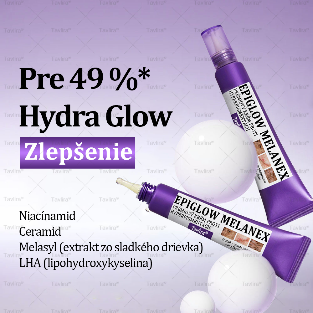💜Tavlira® EPIGLOW MelanEX Prémiový krém proti hyperpigmentácii | ✅Schválené zdravotníckym oddelením Slovenska