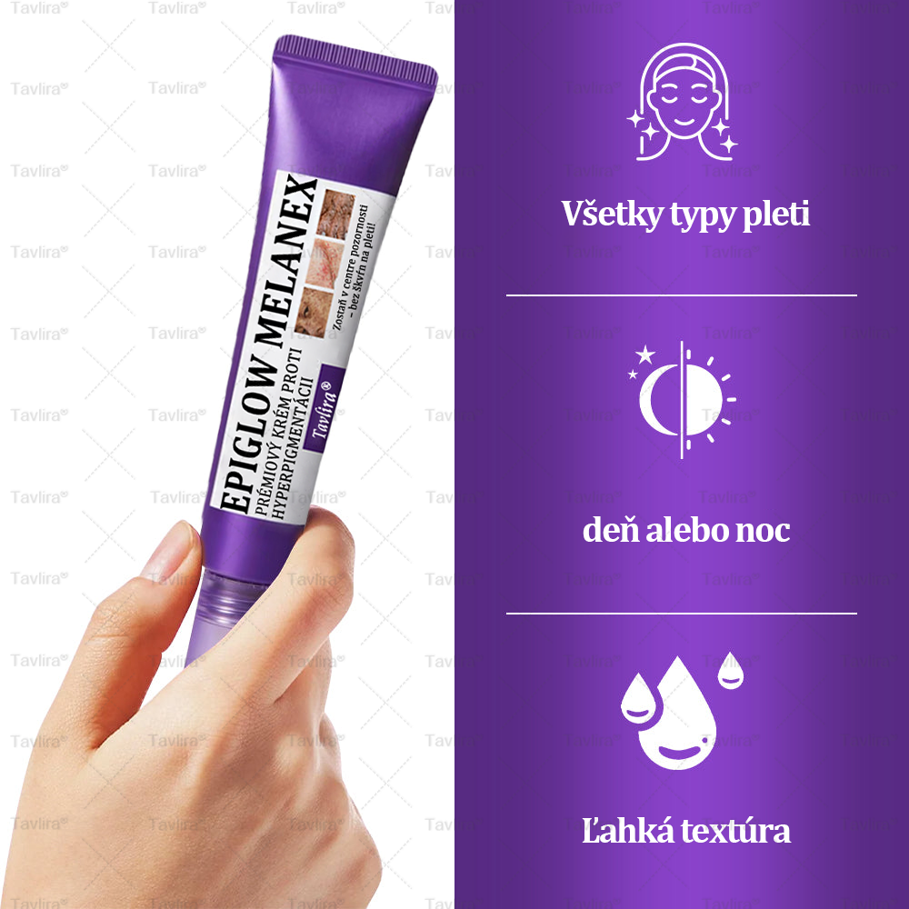 💜Tavlira® EPIGLOW MelanEX Prémiový krém proti hyperpigmentácii | ✅Schválené zdravotníckym oddelením Slovenska