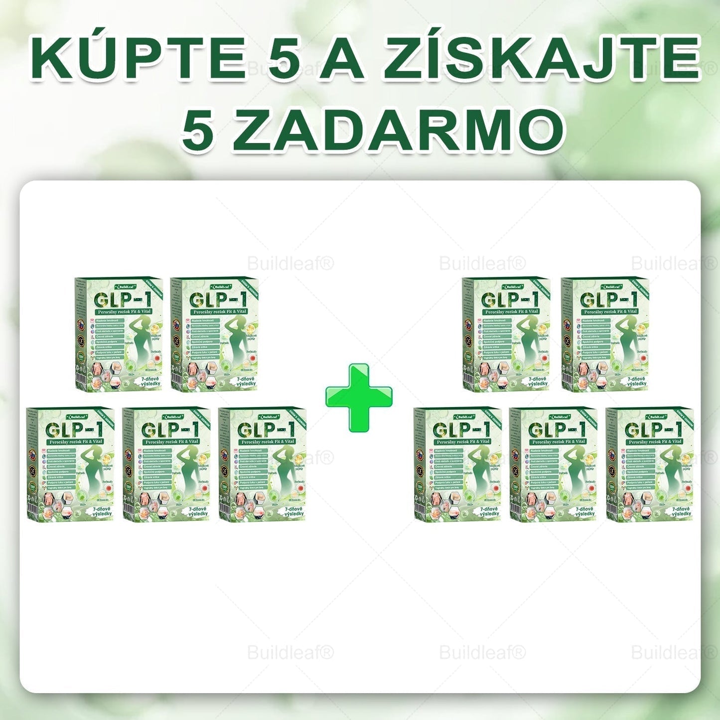 🍏🍏BuildLeaf® GLP-1 6-v-1 Fit & Vital Perorálny Roztok ✅ (Len raz denne, viditeľné zmeny už za 7 dní) Pre obezitu, kardiovaskulárne ochorenia, cukrovku, spánkové apnoe, zdravie čriev, problémy s kĺbmi a ďalšie