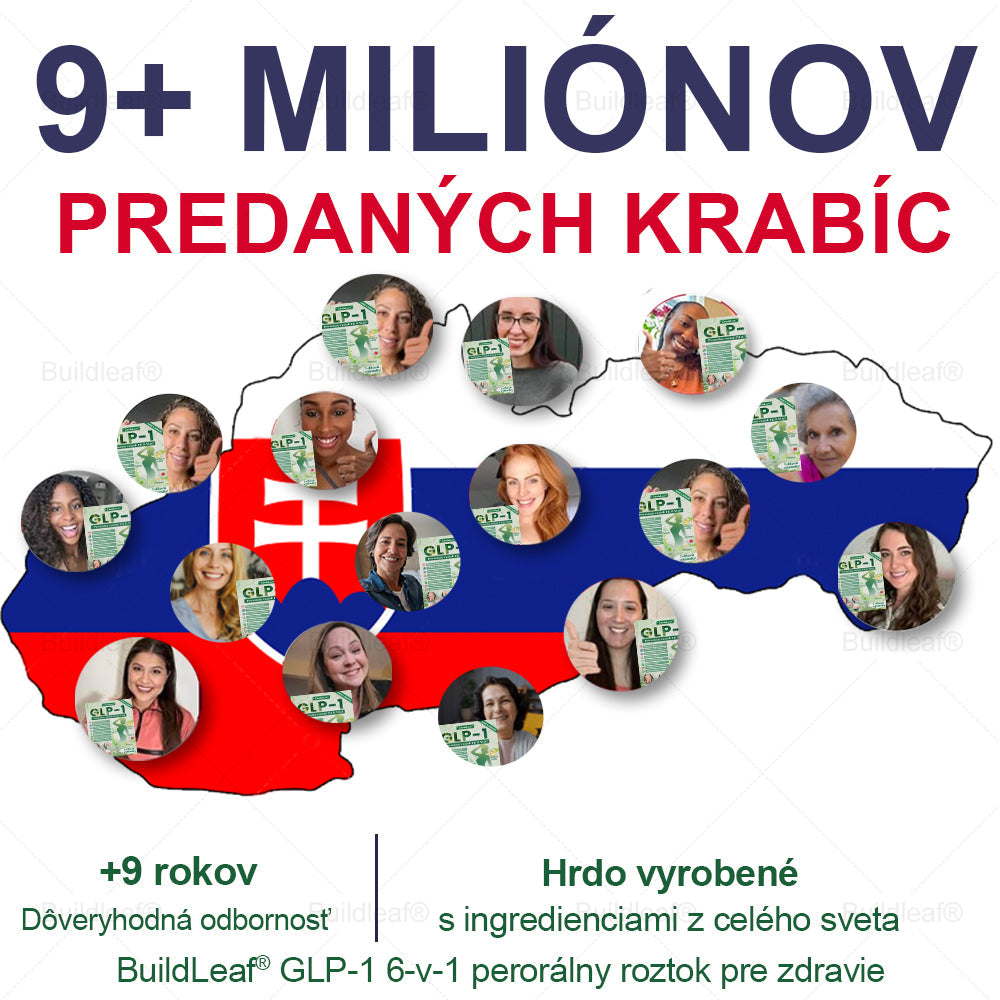 🍏🍏BuildLeaf® GLP-1 6-v-1 Fit & Vital Perorálny Roztok ✅ (Len raz denne, viditeľné zmeny už za 7 dní) Pre obezitu, kardiovaskulárne ochorenia, cukrovku, spánkové apnoe, zdravie čriev, problémy s kĺbmi a ďalšie