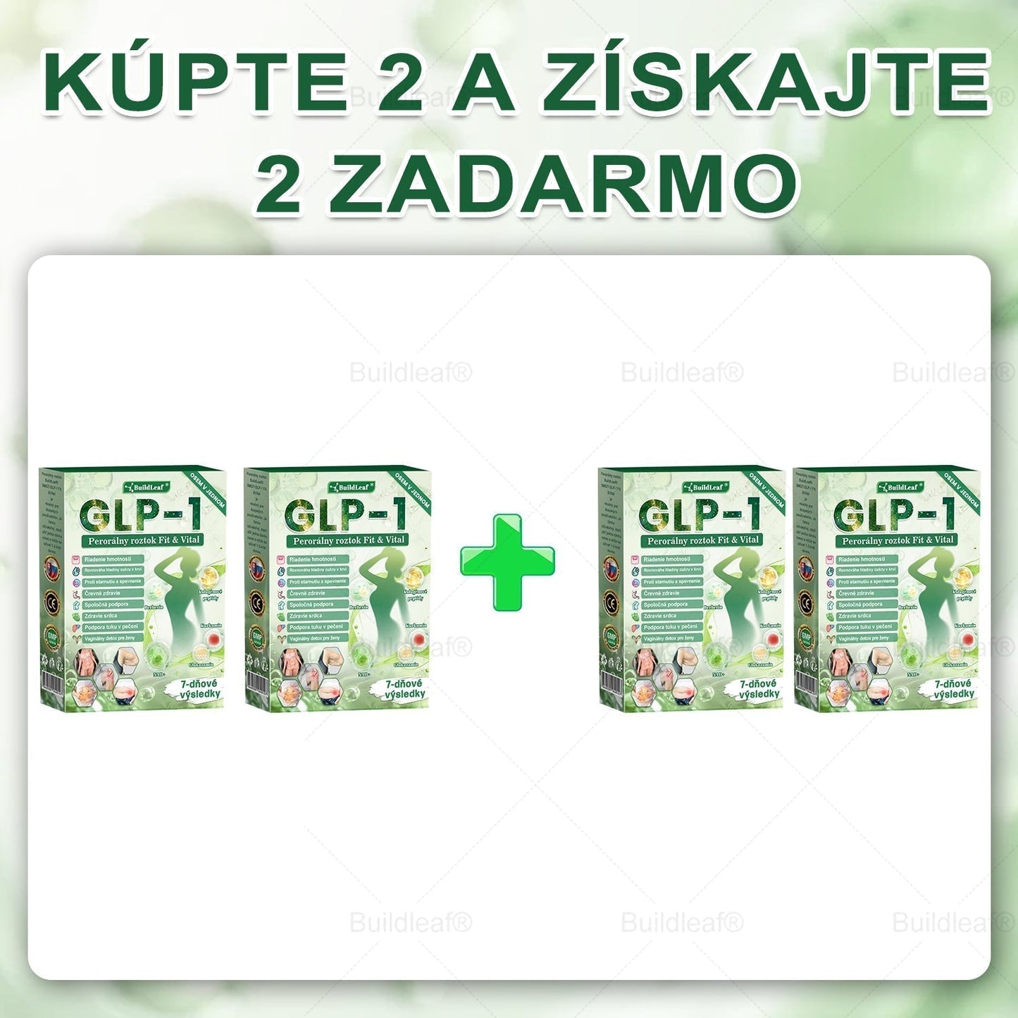 🍏🍏BuildLeaf® GLP-1 6-v-1 Fit & Vital Perorálny Roztok ✅ (Len raz denne, viditeľné zmeny už za 7 dní) Pre obezitu, kardiovaskulárne ochorenia, cukrovku, spánkové apnoe, zdravie čriev, problémy s kĺbmi a ďalšie