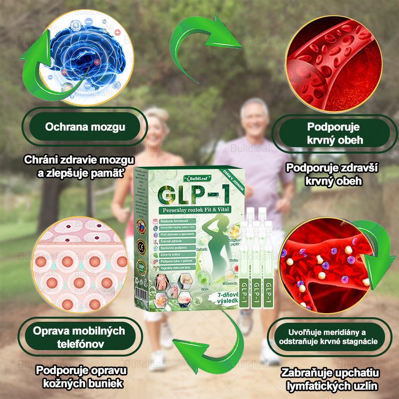 🍏🍏BuildLeaf® GLP-1 6-v-1 Fit & Vital Perorálny Roztok ✅ (Len raz denne, viditeľné zmeny už za 7 dní) Pre obezitu, kardiovaskulárne ochorenia, cukrovku, spánkové apnoe, zdravie čriev, problémy s kĺbmi a ďalšie