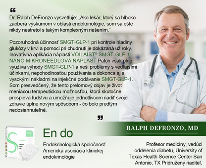 🍏Voilaist® SMGT-GLP-1 Nano Mikroneedlová Náplasť (Bezbolestné, dlhotrvajúce, rieši cukrovku, obezitu a kardiovaskulárne ochorenia)